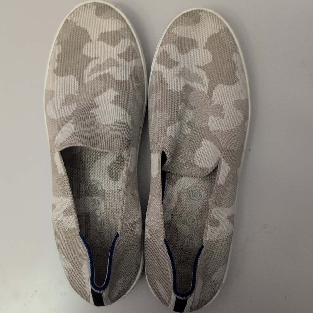 Rothy's Camouflage Slip-On Sneakers Size 11